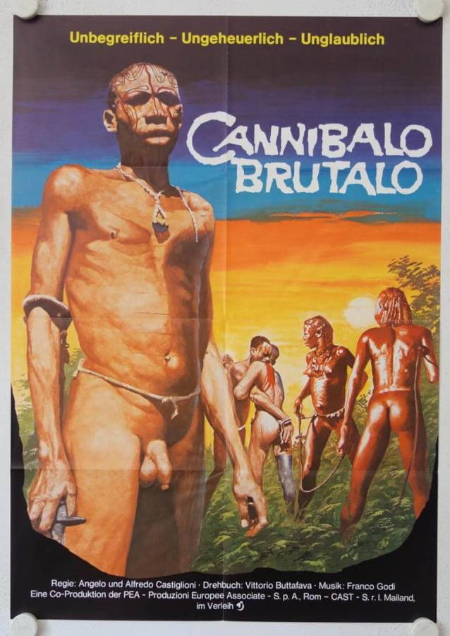 Cannibalo Brutalo originales deutsches Filmplakat